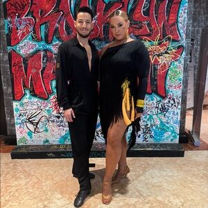 Latin dance competition dress size 14/16